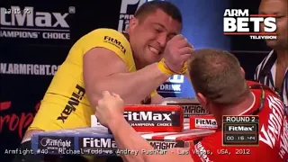 Michael Todd vs  Andrey Pushkar, Armfight #40, 2012 FULL FIGHT