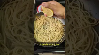 Lemon and Garlic Basil Linguine