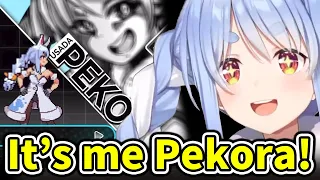 Pekora gets very excited using her own character in Idol Showdown【Hololive/Eng sub】