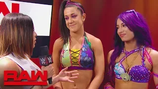 Sasha Banks and Bayley discuss their renewed friendship: Raw, July 23, 2018