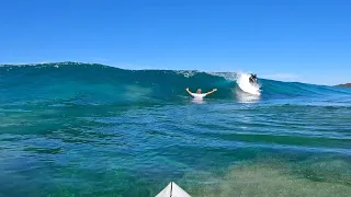 POV SURFING PERFECT TUBES & RAMPS WITH A PRO SURFER! (SURF VLOG)