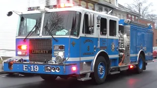 Fire Trucks Responding Compilation #25 - Apparatus Of A Different Color Part 1