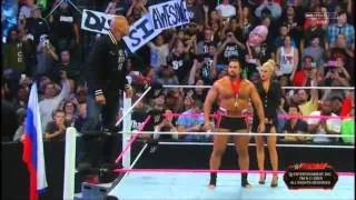 The Rock Returns ! (Entrance) | WWE Raw 06/10/2014 | BIG CROWD !