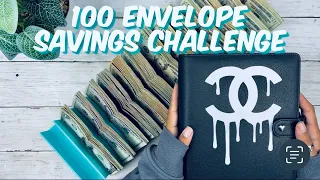 CASH STUFFING MY 100 ENVELOPE SAVINGS CHALLENGE MONEY | CASH ENVELOPES | MONEY COUNT | ASMR