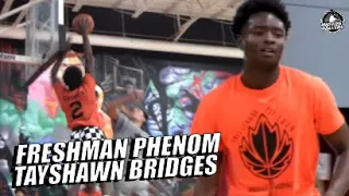 Tayshawn Bridges High Major Fall League Mixtape! BEST Freshman In The NATION!