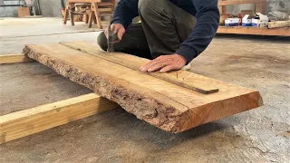How To Make a Coffee Table From Paine Wood // Innovative Wood Processing Project - Robert Madison