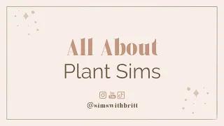 Sims 4 - All About Plant Sims | #shorts #tutorial #sims4