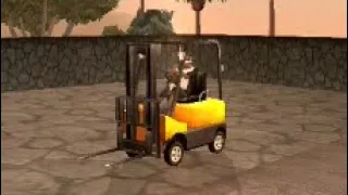 Grand Theft Auto: San Andreas (Mobile): EC Taxi Yellow Forklift