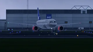 [X Plane 11] - Cockpit of SAS A320 Takeoff from Copenhagen!