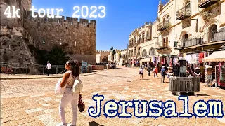 Walk tour, Discovering the Heart of Jerusalem: An Authentic Walking Tour. 2023, 4k video