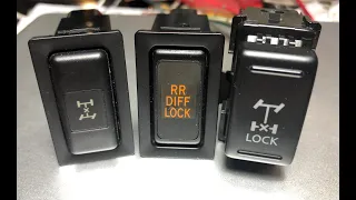 Types of Diff locking switches - Toyota 4runner Tacoma Nissan Frontier Titan Xterra Armada