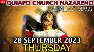 LIVE: Quiapo Church Mass Today -28 September 2023 (Thursday) HEALING MASS