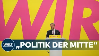 CHRISTIAN LINDNER wirbt für Koalitionsvertrag beim FDP-Sonderparteitag