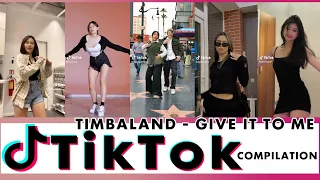 TIMBALAND GIVE IT TO ME (BEAT ONLY) TIKTOK COMPILATION | NEW TIKTOK DANCE TREND 2022 LATEST