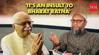 Owaisi's Sarcastic Remark on Bharat Ratna for LK Advani: 'Well Deserved, LK Advani' | Ram Rath Yatra