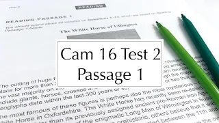 Phân tích IELTS Reading Cambridge 16 Test 2 Passage 1 -  THE WHITE HORSE OF UFFINGTON