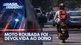 Policial persegue e prende ladrão de moto em Belo Horizonte | Brasil Urgente