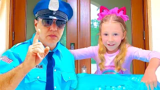 Nastya e suas aventuras como policial | Compilação de vídeos para crianças
