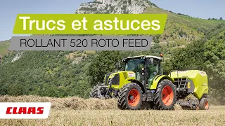 CLAAS | Les trucs et astuces fenaisons de nos agris - ROLLANT 520 ROTO FEED