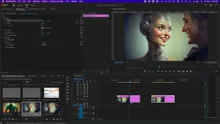 Moving Images In Adobe Premiere with keyframes