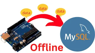 🔴How to send sensor Data from Arduino UNO  to MySQL Server(PHPMYADMIN)  Offline (No internet)?