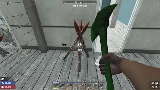 The Stone axe is better than fire axe ? - 7 Days to Die