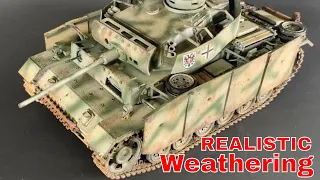 How to weather a model tank ( Takom Panzer III Ausf  M)