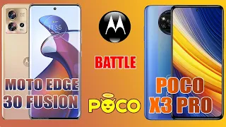 Motorola Edge 30 Fusion vs Poco X3 Pro