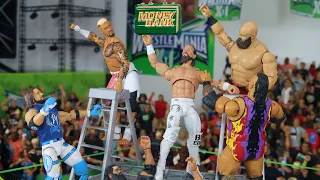 Money in the Bank Ladder Match - GCW Wrestlemania 11! WWE Action Figures!