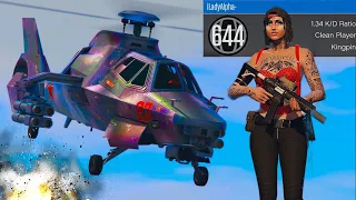 Tryhard E-Girl Gets Outsmarted with Akula Helicopter (GTA 5 Online)