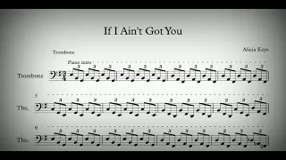 If I Ain't Got You Trombone Sheet Music