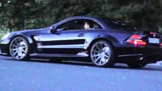 1217HP SL65 AMG Black Series ..Crazy Drift and Wheel Spin