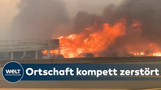 HITZEWELLE KOMMT FLAMMENINFERNO: Feuerwalze vernichtet kanadische Ortschaft Lytton | WELT Thema