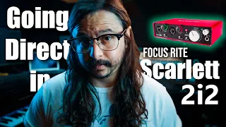 TIPS ON GETTING GOOD GUITAR SOUND- Direct in w/ Focusrite Scarlett 2i2 (Ableton)