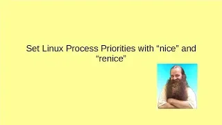 Set Linux Process Priorities with nice and renice