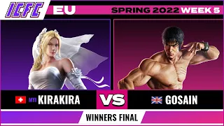 Kirakira (Nina) vs. Gosain (Law) Winners Final - ICFC EU Tekken 7 Spring 2022 Week 5