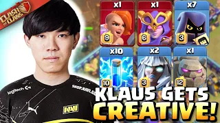 KLAUS uses MIND BLOWING army in Grand Finals of Creative Masters! Clash of Clans