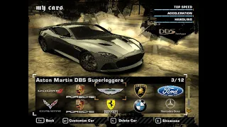 NFS Most Wanted - Sho Hinakawa's Aston Martin DBS Superleggera