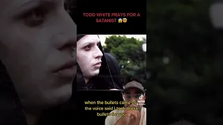 Todd White Prays For a Satanist 😱🤯#prayer #jesus #satanist #demons #religion #shorts #viral #fypシ