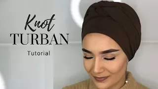 Easy Knot Turban Tutorial I Modest