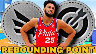 *RARE BUILD* REBOUNDING POINT with CONTACT DUNKS/SHARP TAKE on NBA 2K22!!