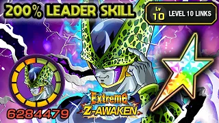 200% LEADER SKILL! 100% EZA INT PERFECT CELL LEVEL 10 LINKS! Dragon Ball Z Dokkan Battle