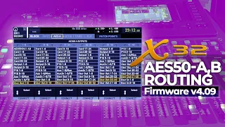 Using AES50 to Send and Receive Audio on x32 W/Stage Boxes