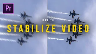 How to STABILIZE SHAKY VIDEO in Premiere Pro (FAST FIX To Stabilize Footage)