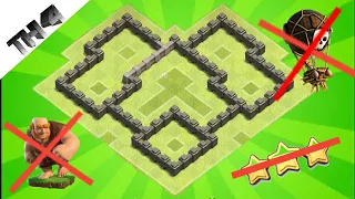 Best! TH4 base 2020 with COPY LINK | town hall 4 anti 3star base|town hall 4 trophy base|hybrid base