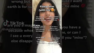 Pick up lines (with rizz) // Valerie and Coco 💫 || #aesthetic #tips #advice #pickup #rizz