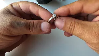Обзор кольцо с бриллиантом 0.35ct 2 сентября 2017 г.