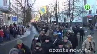 Как любимая блондинка Януковича кино о Майдане снимала - Абзац! - 23.05.2014