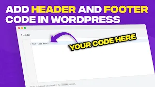 Add Codes or Scripts to your WordPress website Header and Footer | FREE