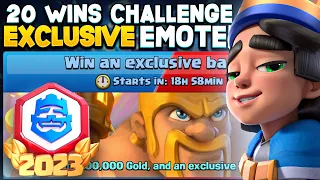 *EASIEST* 20 WINS in 20 WIN CHALLENGE! #1 BEST DECK - Clash Royale